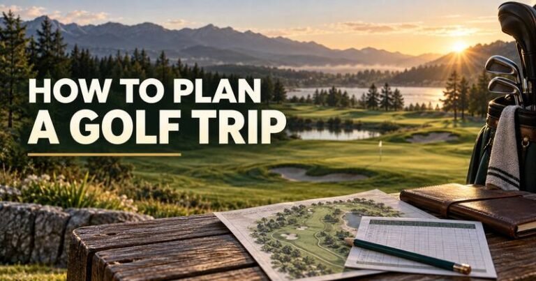How to plan a golf trip for a group